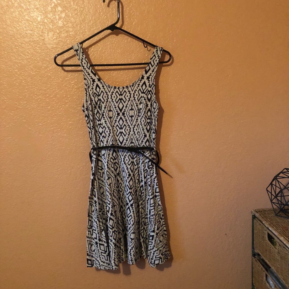 Tribal print tank dress (S)
